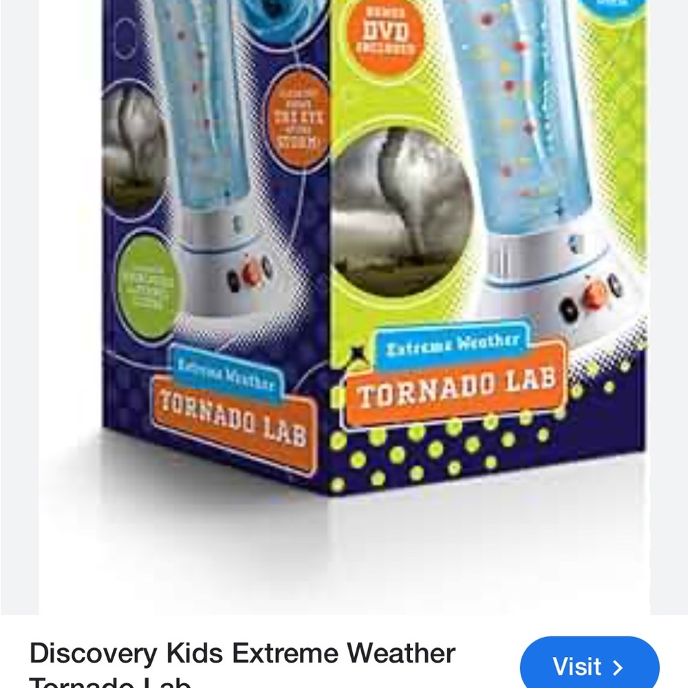🌪️ Discovery Kids extreme weather Tornado Lab excellent, bundle to save.